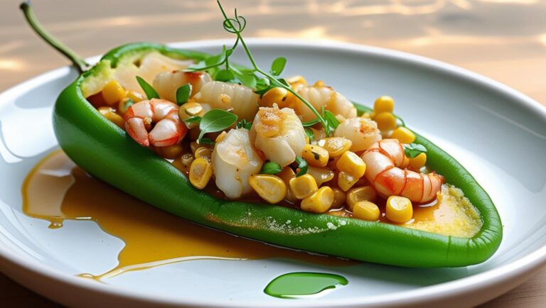 chile relleno de mariscos y elote 768x434